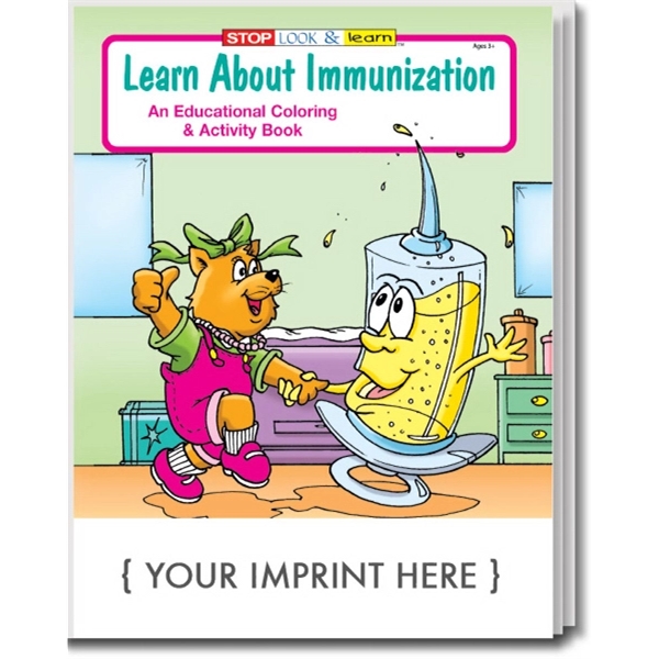 Learn About Immunization Coloring and Activity Book - Image 1