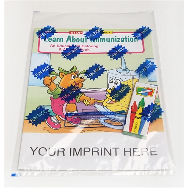Learn About Immunization Coloring and Activity Book Fun Pack - Image 1