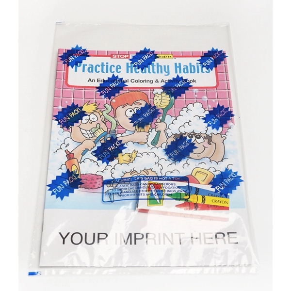 Practice Healthy Habits Coloring and Activity Book Fun Pack - Image 1