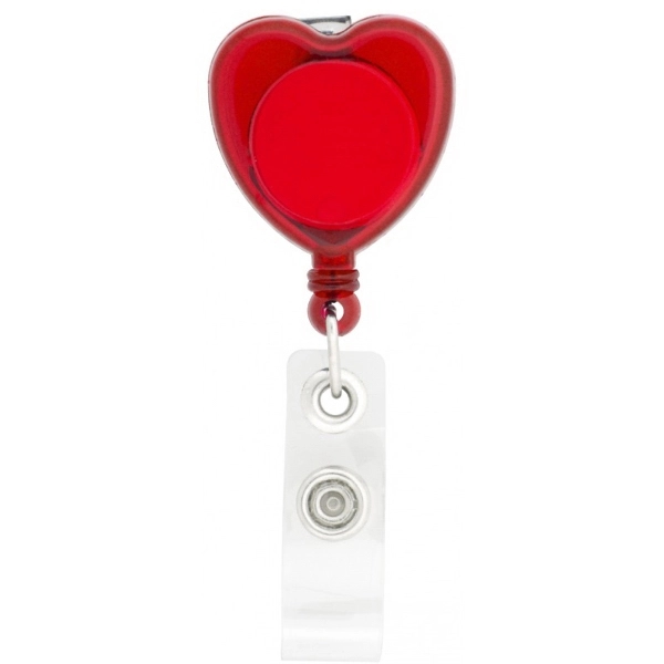Heart-Shaped Retractable Badge Holder - Image 5