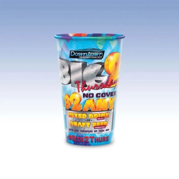 24oz-Reusable Clear Plastic Cups - Image 1