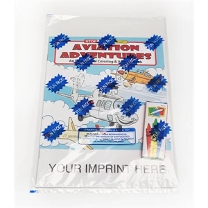 Aviation Adventures Coloring and Activity Book Fun Pack