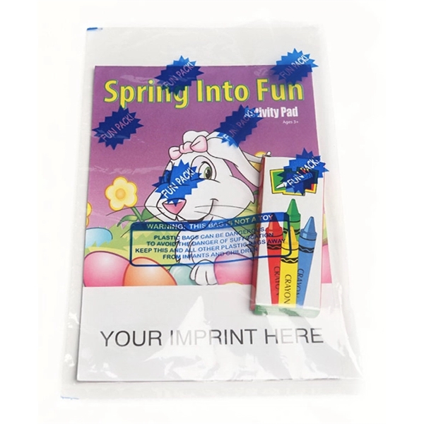 Coloring: Spring Into Fun Activity Pad Fun Pack - Image 1