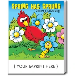 Spring Has Sprung Coloring and Activity Book