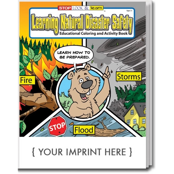 Learning Natural Disaster Safety Coloring and Activity Book - Image 1