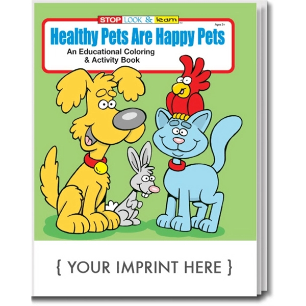 Healthy Pets are Happy Pets Coloring and Activity Book - Image 1