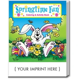Springtime Fun Coloring and Activity Book