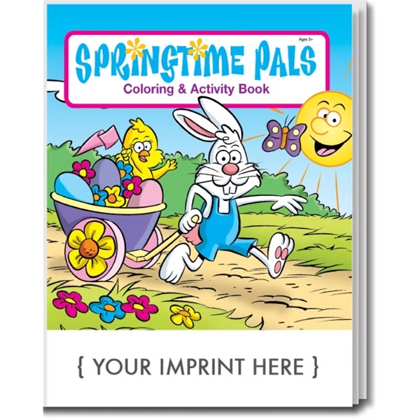 Springtime Pals Coloring and Activity Book - Image 1