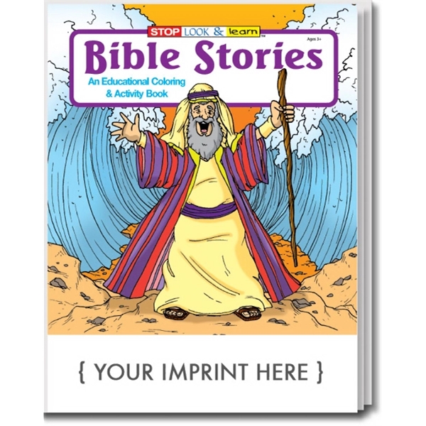Bible Stories Coloring and Activity Book - Image 1