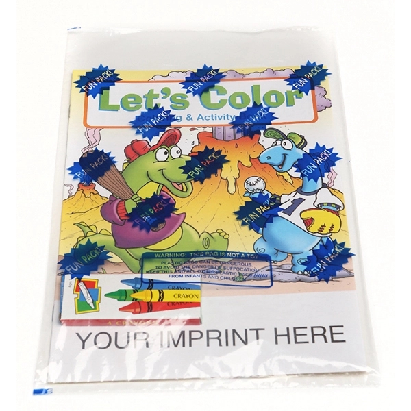 Let's Color Coloring and Activity Book Fun Pack - Image 1