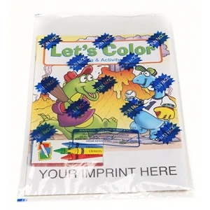 Let's Color Coloring and Activity Book Fun Pack