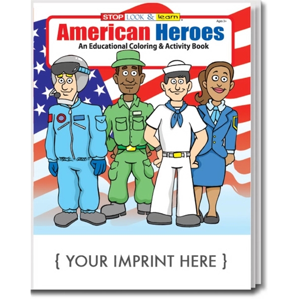 American Heroes Coloring and Activity Book - Image 1