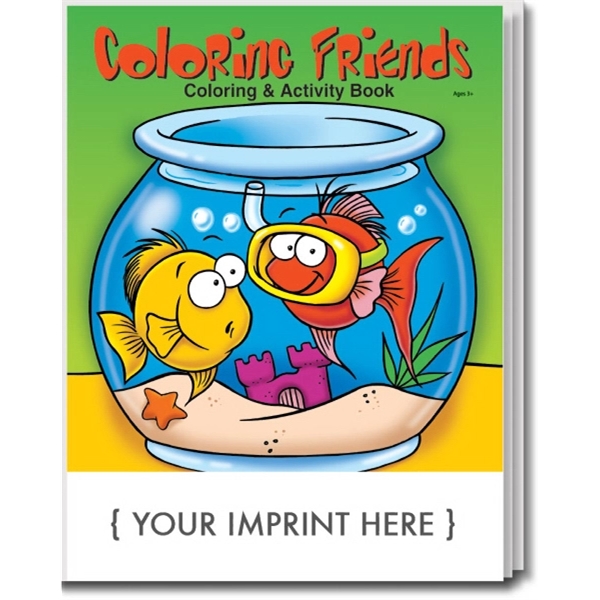 Coloring Friends Coloring and Activity Book - Image 1