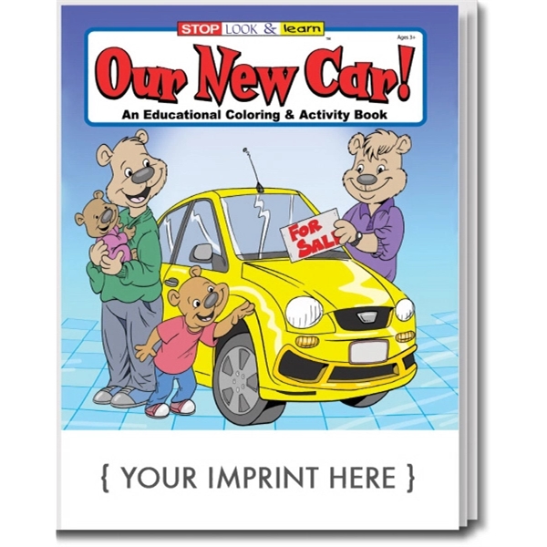 Our New Car Coloring and Activity Book - Image 1