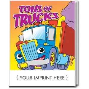Tons of Trucks Coloring and Activity Book