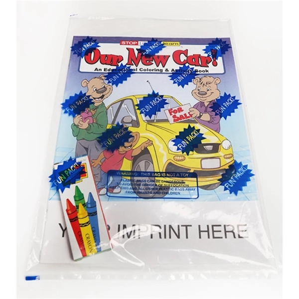 Our New Car Coloring and Activity Book Fun Pack - Image 1