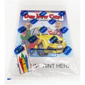 Our New Car Coloring and Activity Book Fun Pack