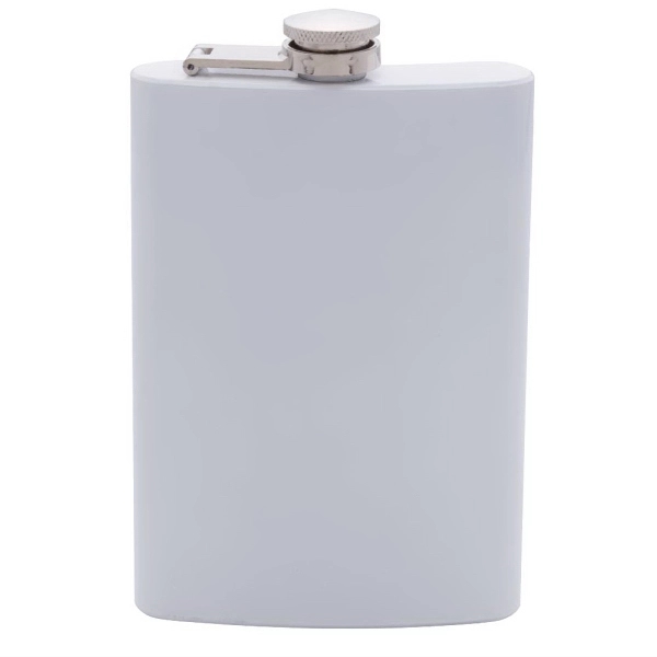 Stainless Steel 8 oz. Flask - Image 2