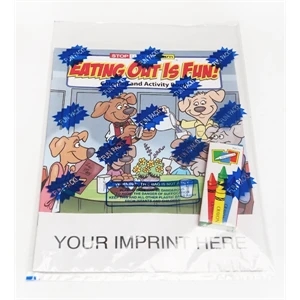 Eating Out Is Fun Coloring and Activity Book Fun Pack