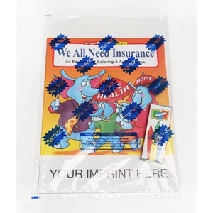 We All Need Insurance Coloring and Activity Book Fun Pack