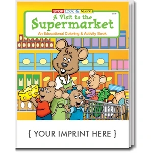 A Visit to the Supermarket Coloring and Activity Book
