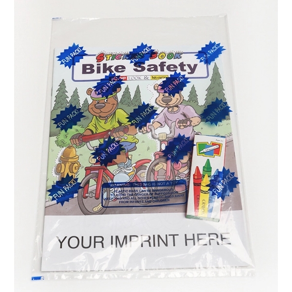 Bike Safety Sticker Book Fun Pack - Image 1
