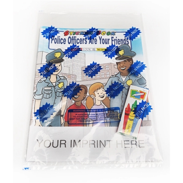 Police Officers Are Your Friends Sticker Book Fun Pack - Image 1