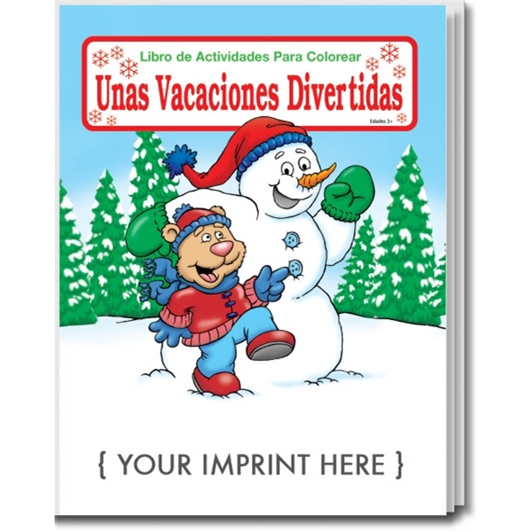 Holiday Fun Spanish Coloring and Activity Book - Image 1