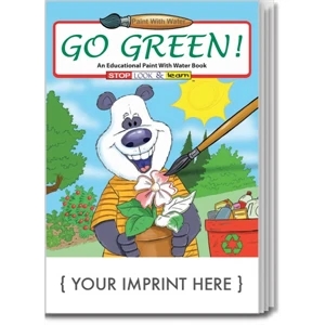Go Green Paint With Water Book