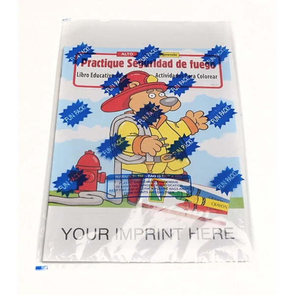 Practice Fire Safety Spanish Coloring Book Fun Pack - Image 1