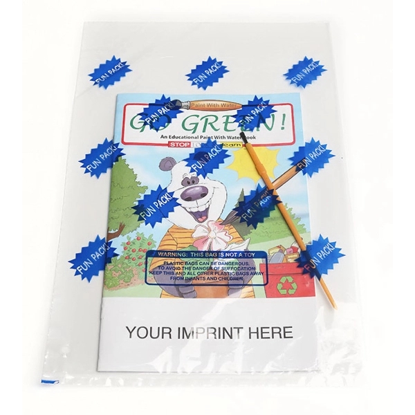 Go Green! Paint With Water Book Fun Pack