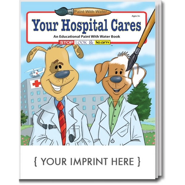Your Hospital Cares Paint With Water Book - Image 1