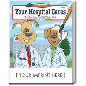 Your Hospital Cares Paint With Water Book