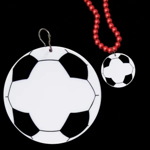 2 1/2" Plastic Soccer Badge Medallion