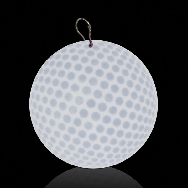 2 1/2" Plastic Golf Ball Badge Medallion