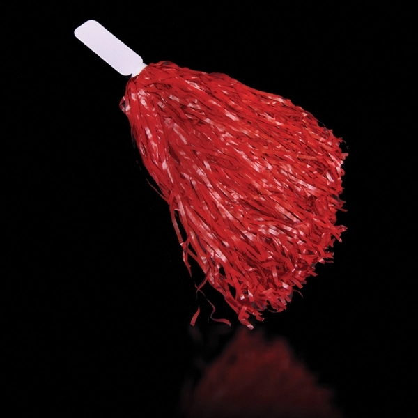 Red 16" Plastic Pom Pom - Image 1
