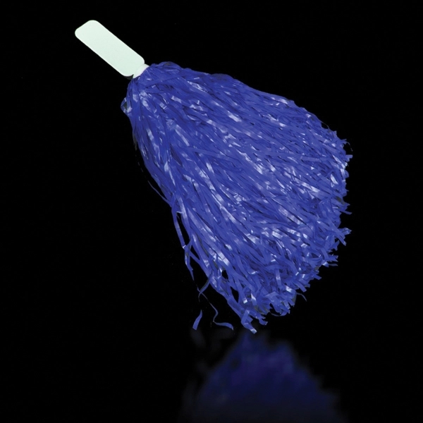 Blue 16" Plastic Pom Pom - Image 1