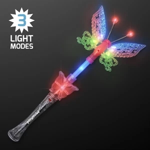 Large Musical Blinking Butterfly Wand, 60 day overseas