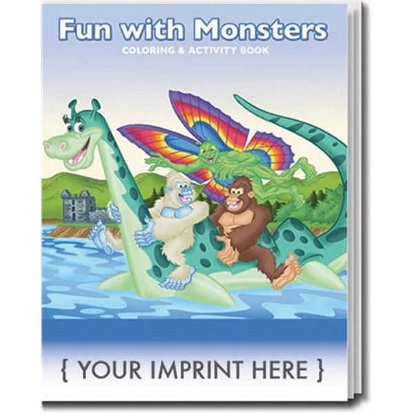 Fun with Monsters Coloring Book - Image 1