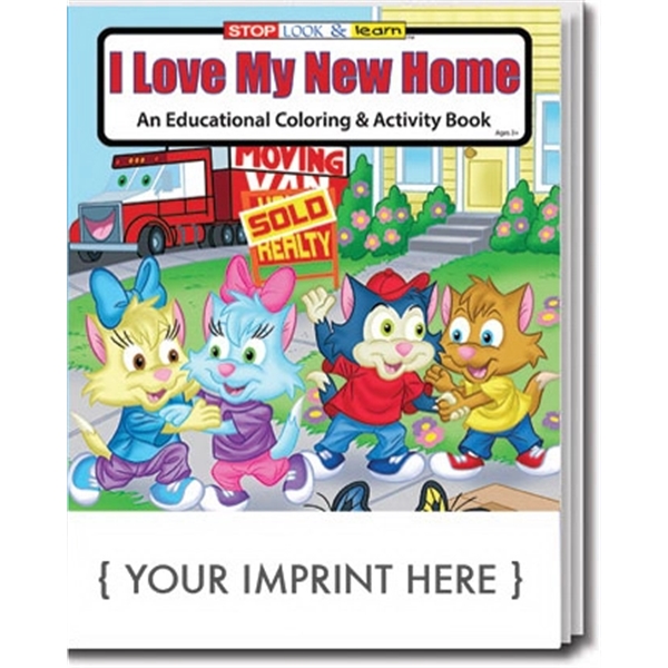 I Love My New Home Coloring Book - Image 1