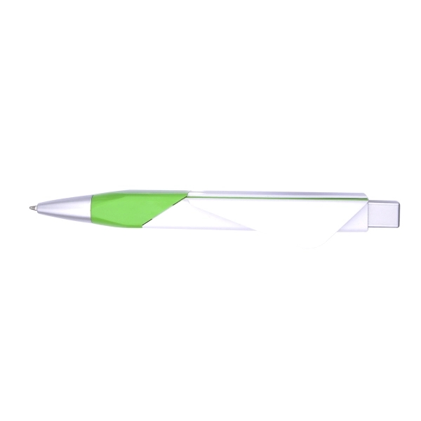 Plastic Pen w/ Business Card Holder - Image 4