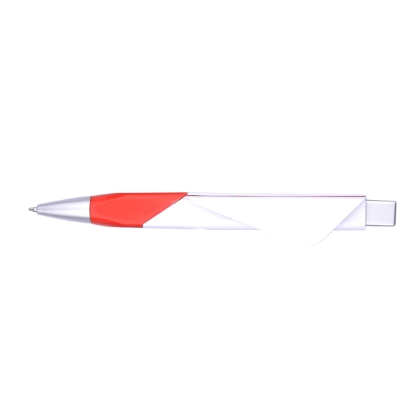 Plastic Pen w/ Business Card Holder - Image 5