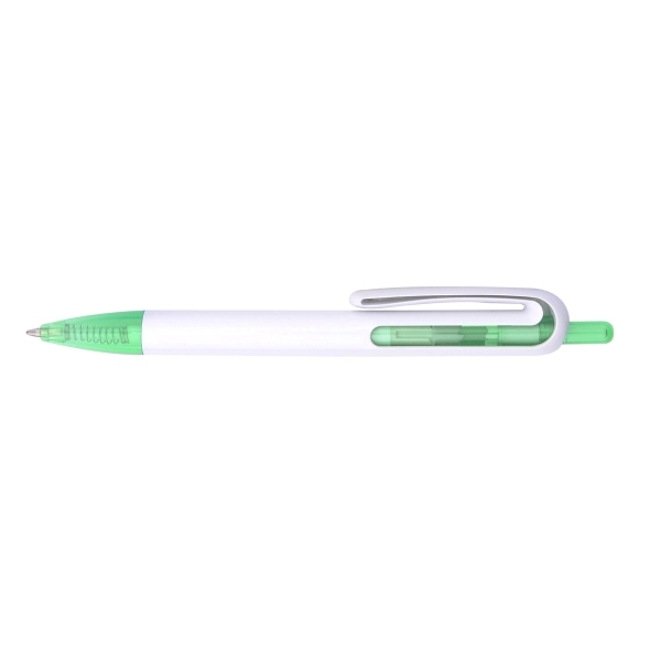 Plastic Ballpoint Pen w/inner tube and color tip - Image 4