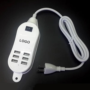 6-Port USB Multi-functional Charger