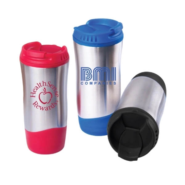 Italy 16 Oz. Stainless Steel Tumbler - Image 1