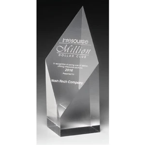2" Thick Diamond Obelisk Award