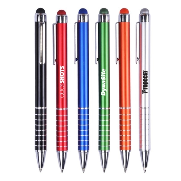 Bahamas Twist Action Metal Pen with Stylus