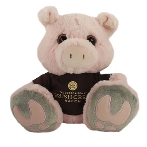 10 Snortster Pig with t-shirt and one color imprint