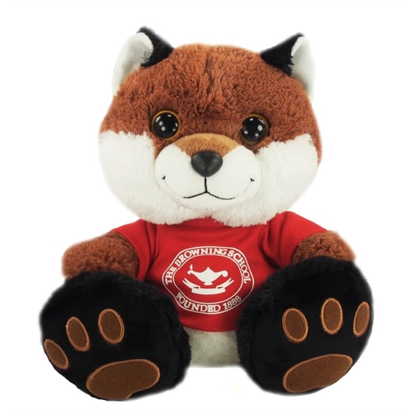 10" Trickster Fox with t-shirt and one color imprint