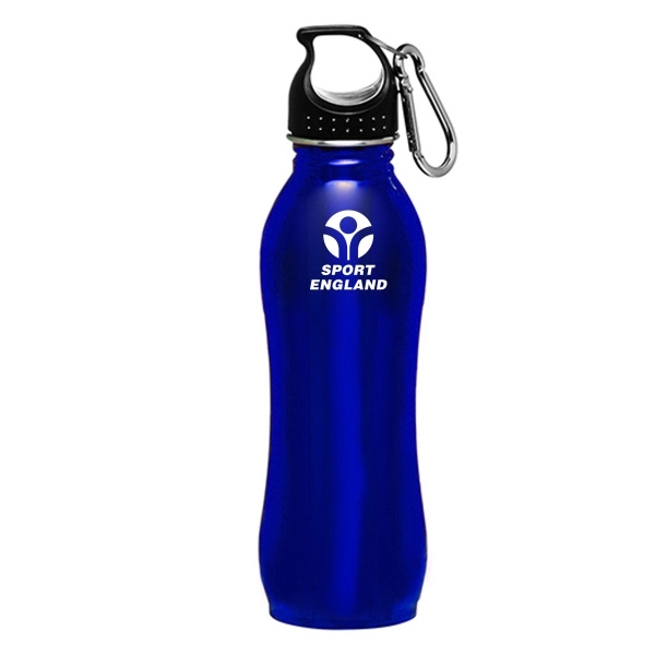 20 oz Curve Stainless Steel Water Bottle - Image 2